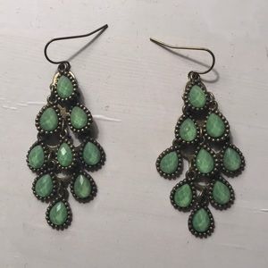 Mint green earrings!